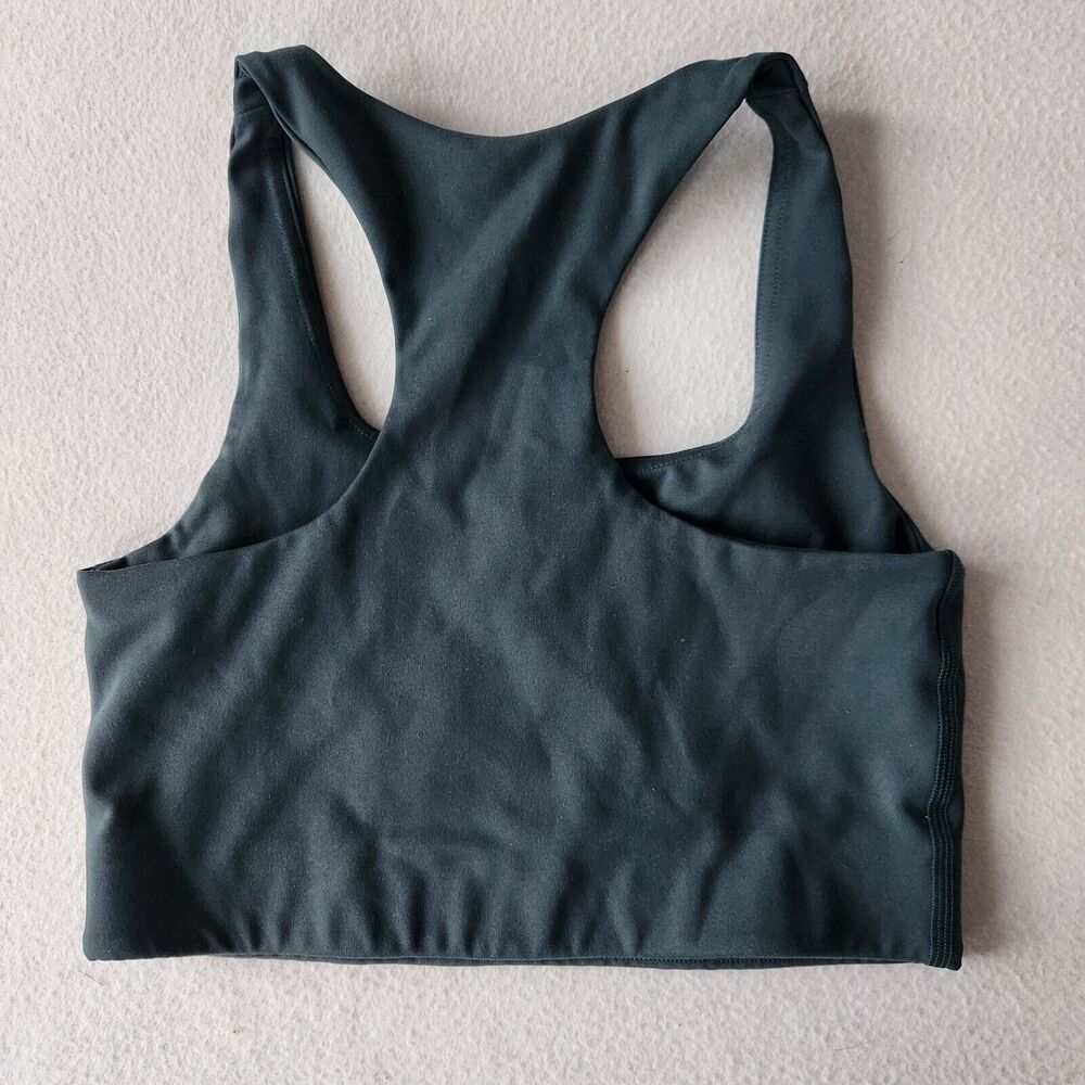 GIRLFRIEND COLLECTIVE Moss Paloma Racerback Longline Bra Women's Size S Support - Picture 2 of 6